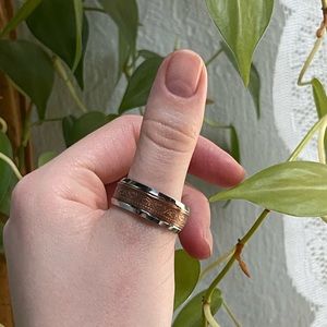 Handcrafted world coin ring | size 13